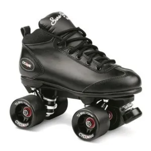 Sure-Grip Cyclone Black Roller Skates