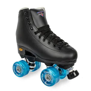 Sure-Grip Fame Black Outdoor Roller Skates