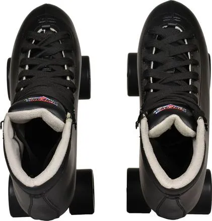 Sure-Grip Fame Roller Skates - Black (NO WHEELS OR BEARINGS)