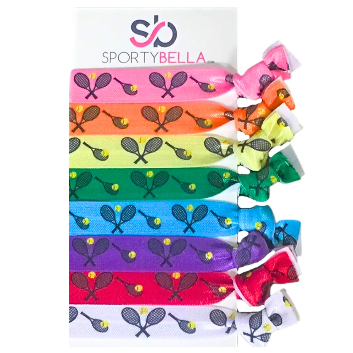 Tennis Hair Ties- Multi Colored