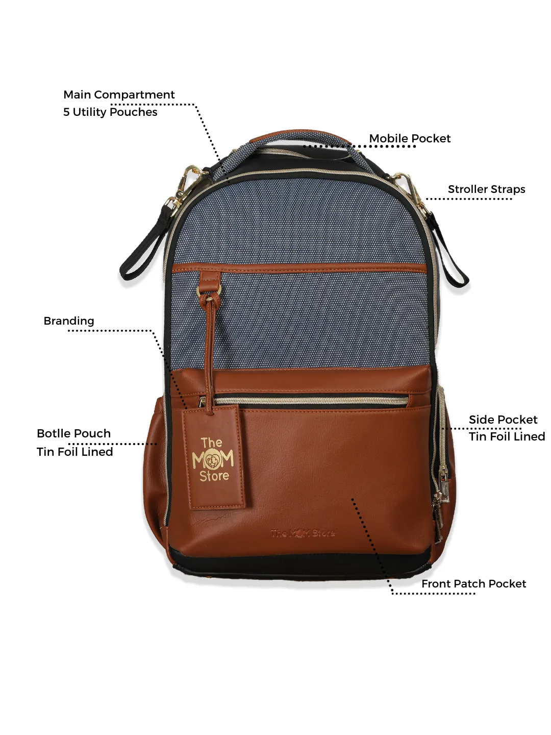 The Limited Edition Diaper Bag for Parents- Tan Appeal