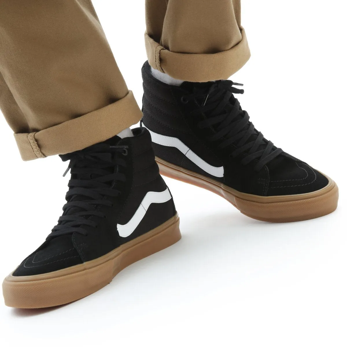 Tênis Vans - Skate Sk8 Hi Black / Gum