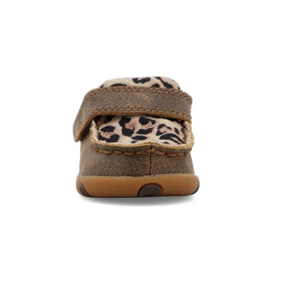 Twisted X Infant Cheetah Print Chukka Driving Mocs ICA0007