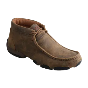 Twisted X Ladies Brown Leather Driving Mocs WDM0001