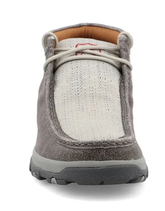 Twisted X Men's Grey Eco Cell Stretch Driving Moc