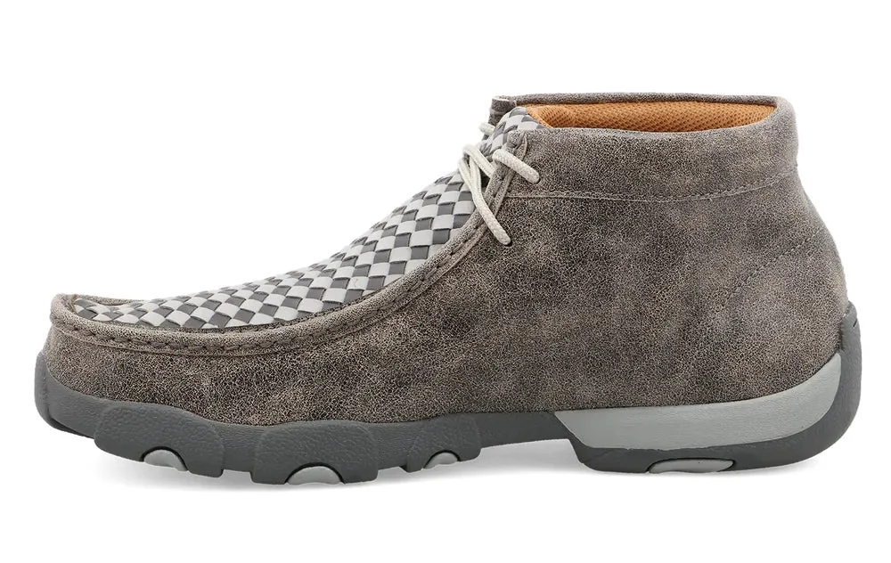 Twisted X Men's Grey Weave Driving Mocc