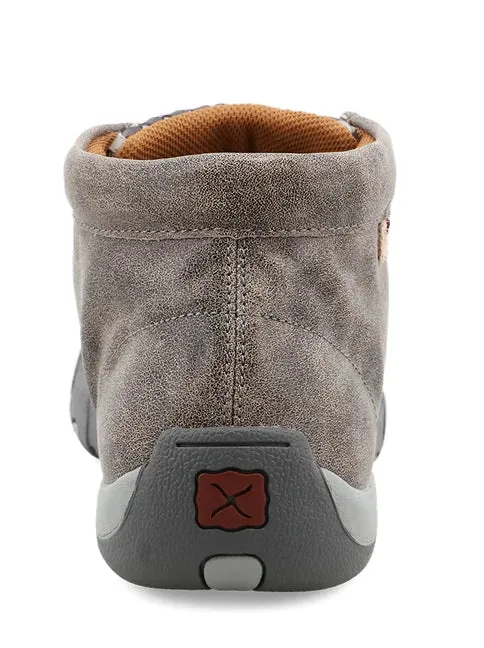 Twisted X Men's Grey Weave Driving Mocc