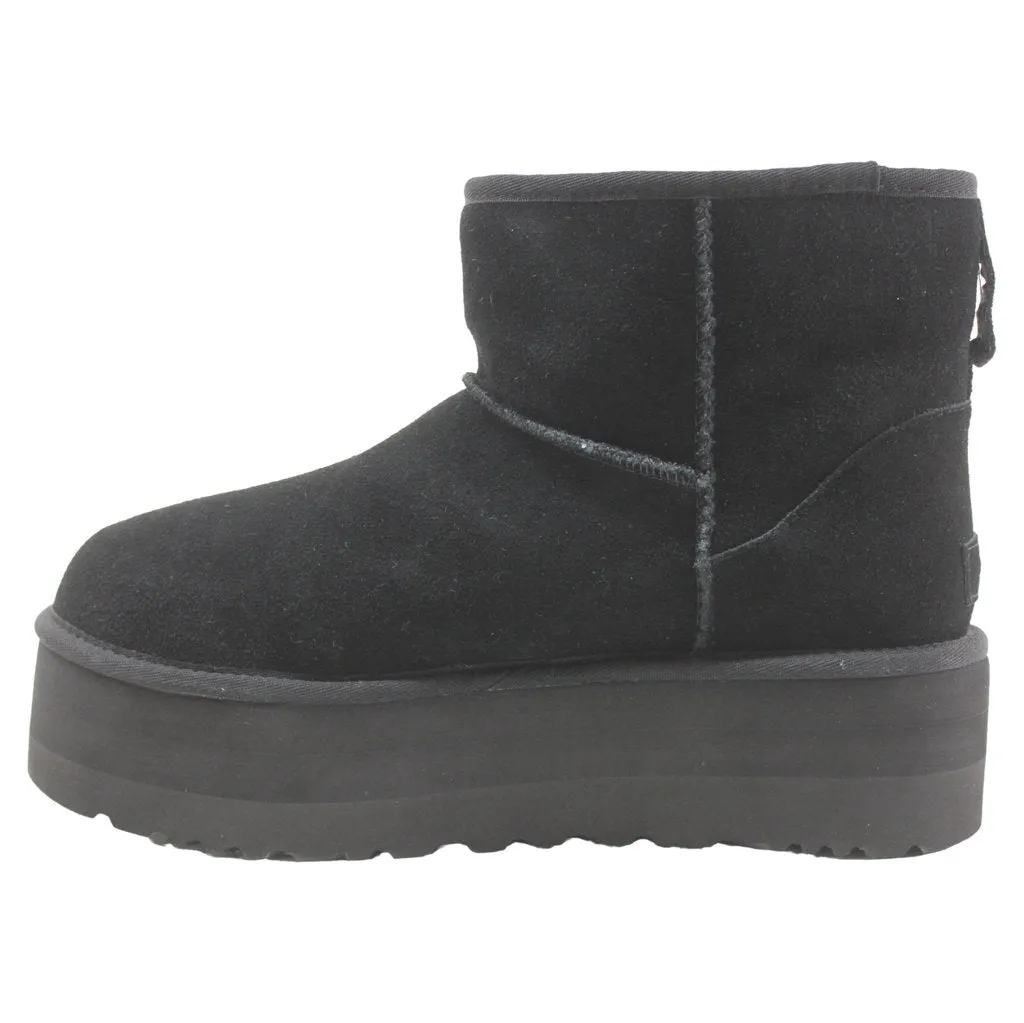 Ugg Classic Mini Platform 1134991 - BLK Suede Womens Boots