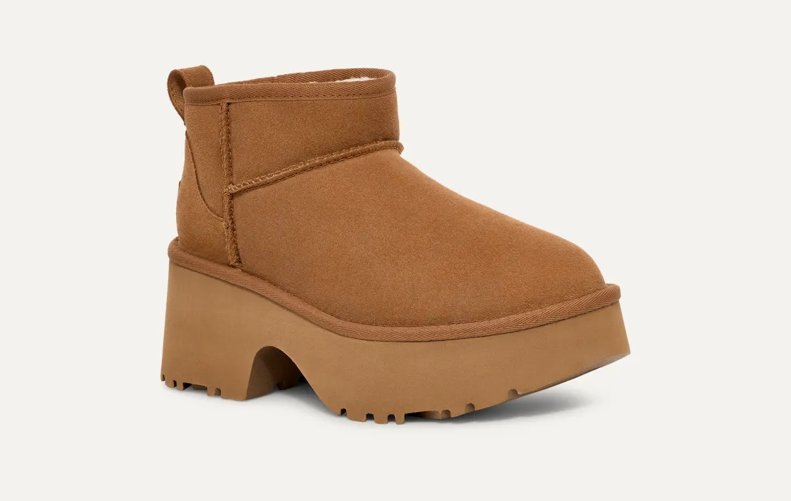 UGG™ Classic Ultra Mini New Heights Chestnut