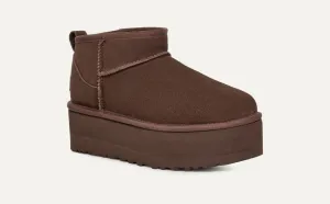 UGG™ Classic Ultra Mini Platform Burnt Cedar