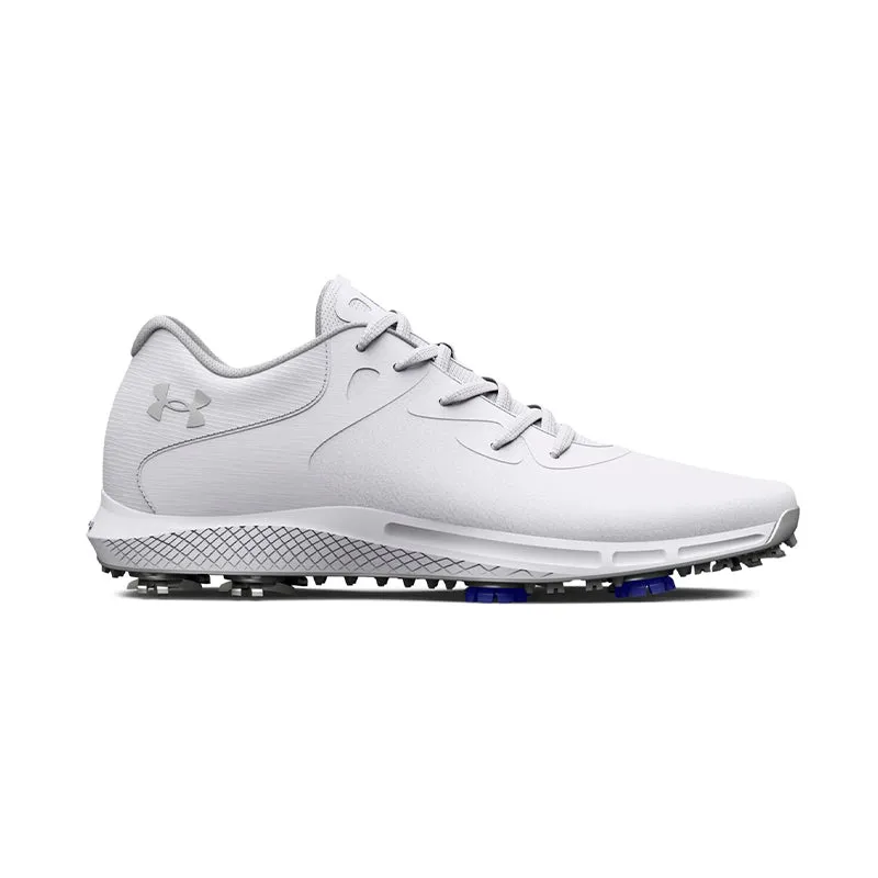 UNDER ARMOUR Charged Breathe Women's Spiked Shoes (White/White/Grey)