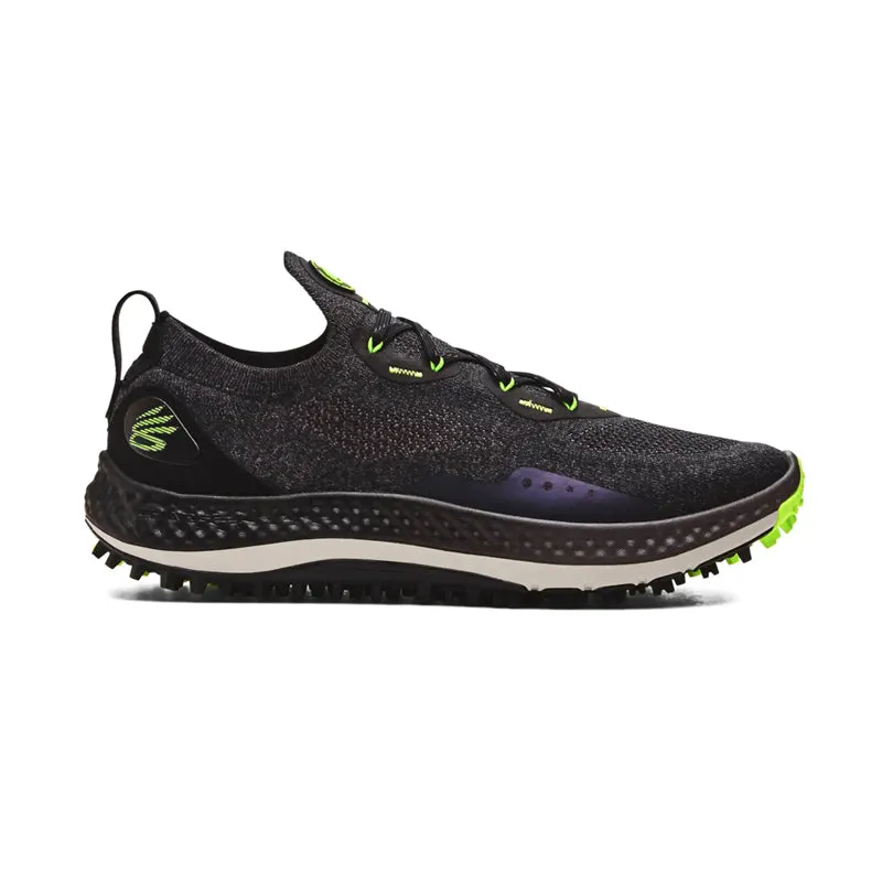 UNDER ARMOUR Charged Curry Men's Spikeless Shoes (Black/Ash/Lime)