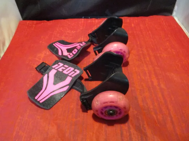 Used Yvolution Neon Street Rollers - Pink Adjustable Size