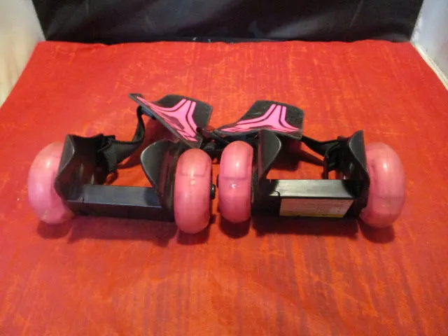 Used Yvolution Neon Street Rollers - Pink Adjustable Size