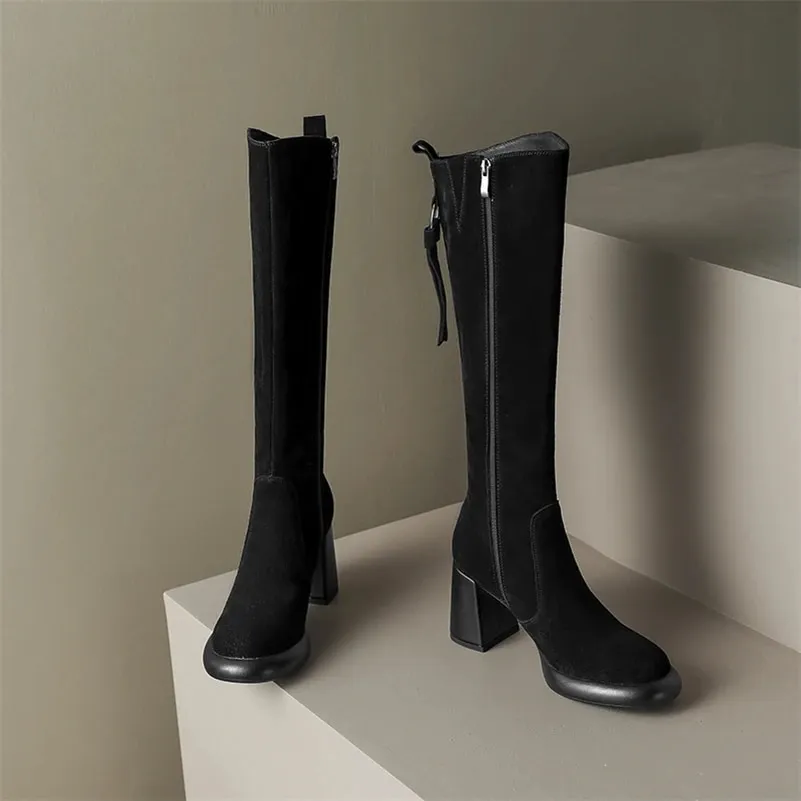 USS Shoes Jonay Women's Round Toe Knee High Boots