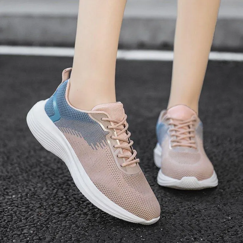 Walking Mesh Breathable Sneakers Women's Casual Shoes GOS0439