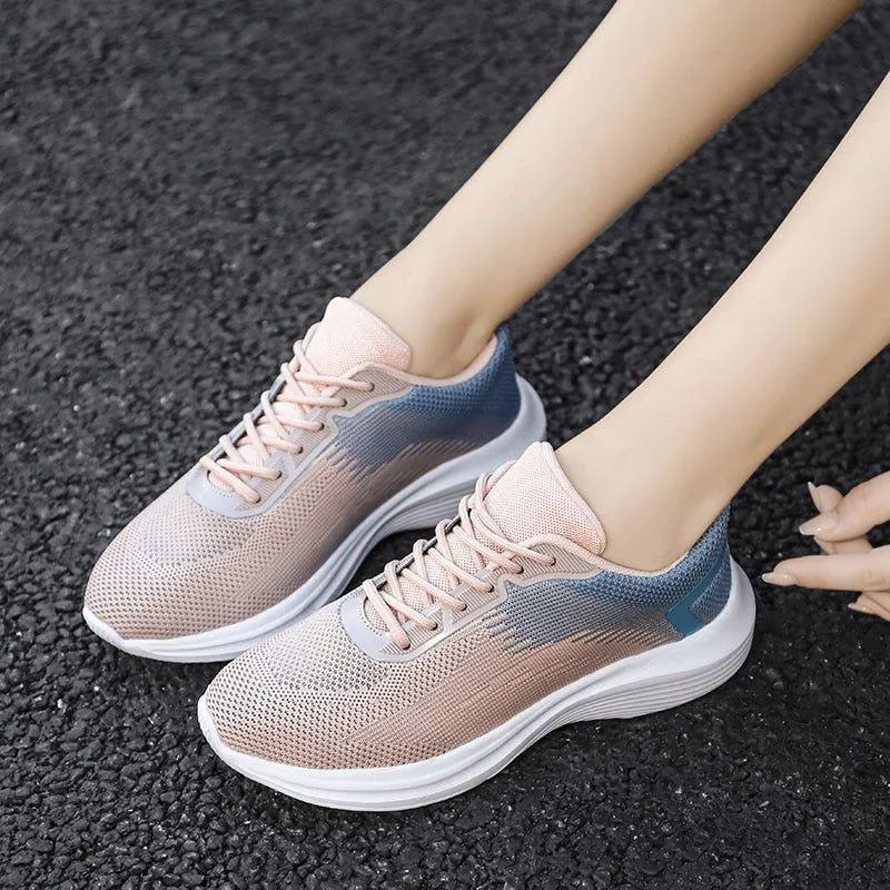 Walking Mesh Breathable Sneakers Women's Casual Shoes GOS0439