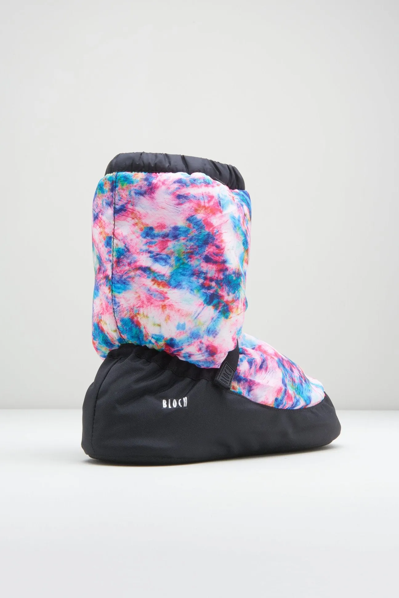 Warm Up Booties Blue Tie Dye