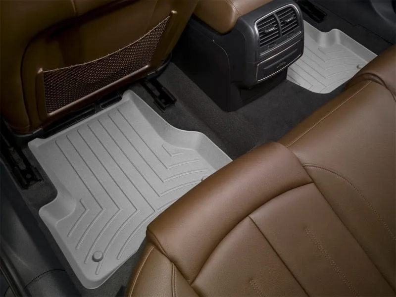 WeatherTech 04-10 BMW 5-Series (E60) Rear FloorLiner - Grey