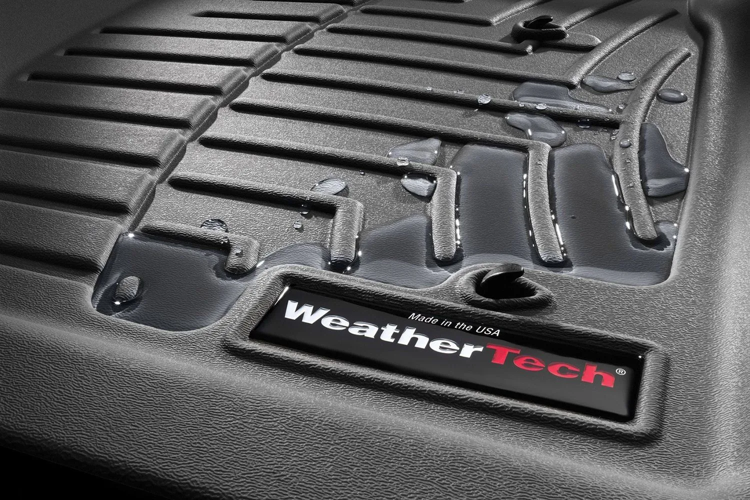 Weathertech® • 4417462 • FloorLiner • Molded Floor Liners • Black • Rear • Honda HR-V 2023