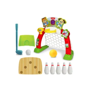 WinFun Plastic 4-in-1 Sports Center Play Set For Kids