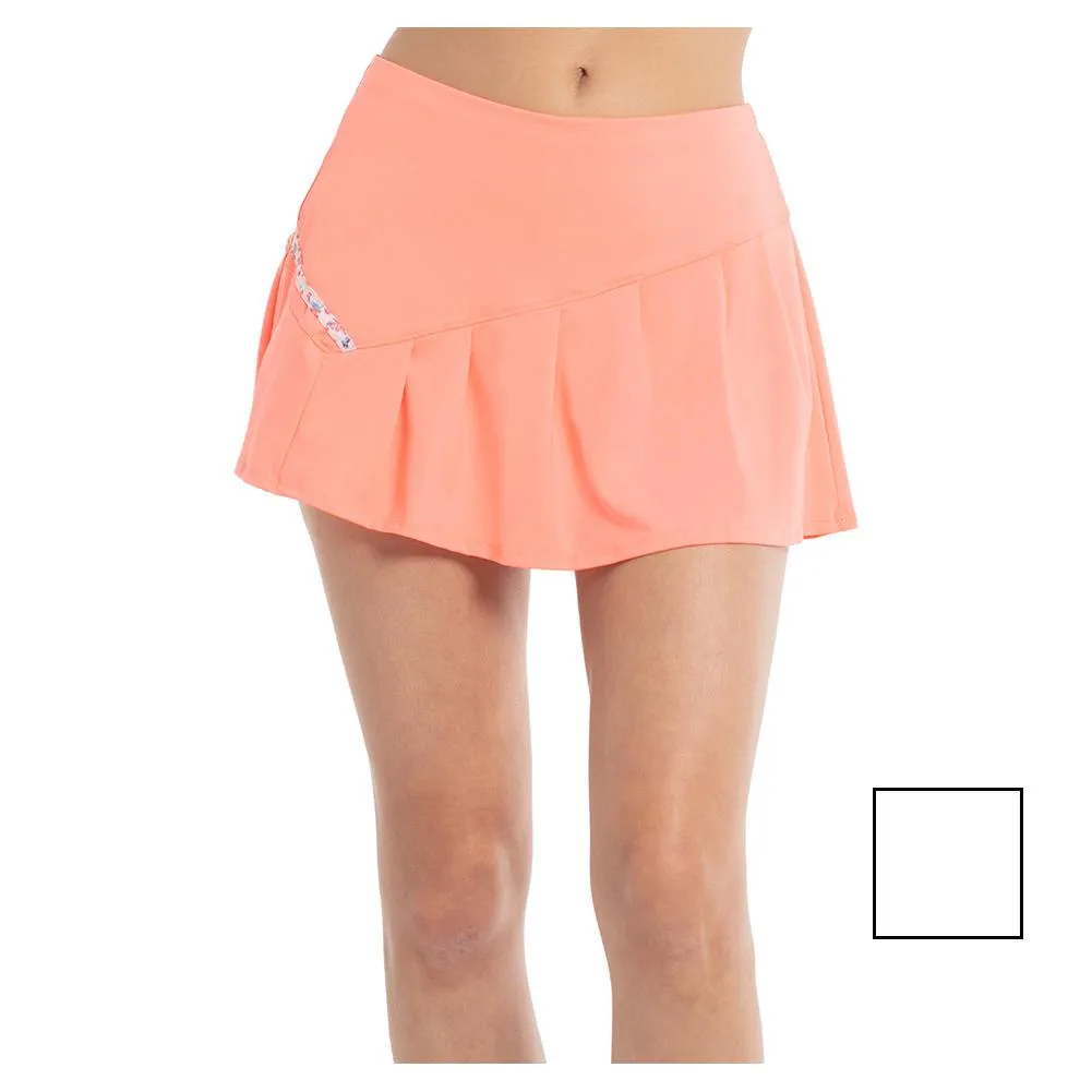 Women's Blossom Tennis Skort White