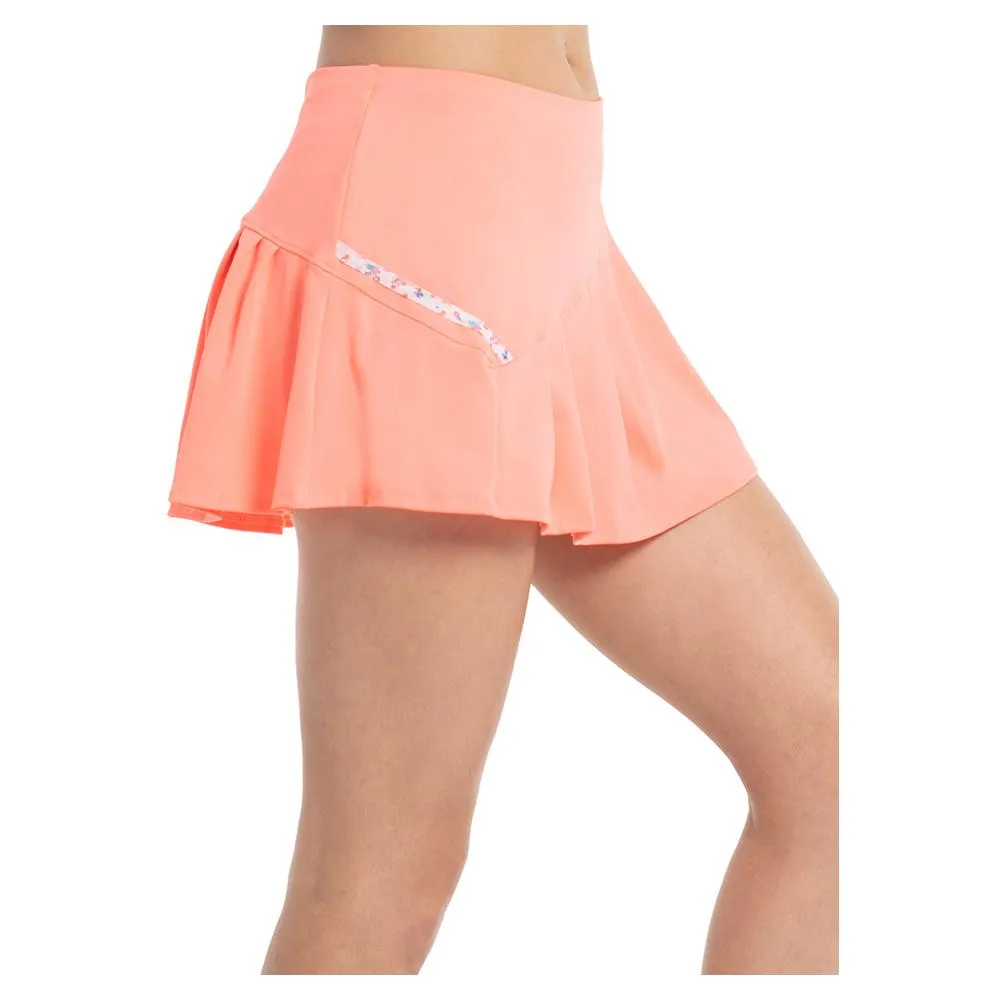 Women's Blossom Tennis Skort White