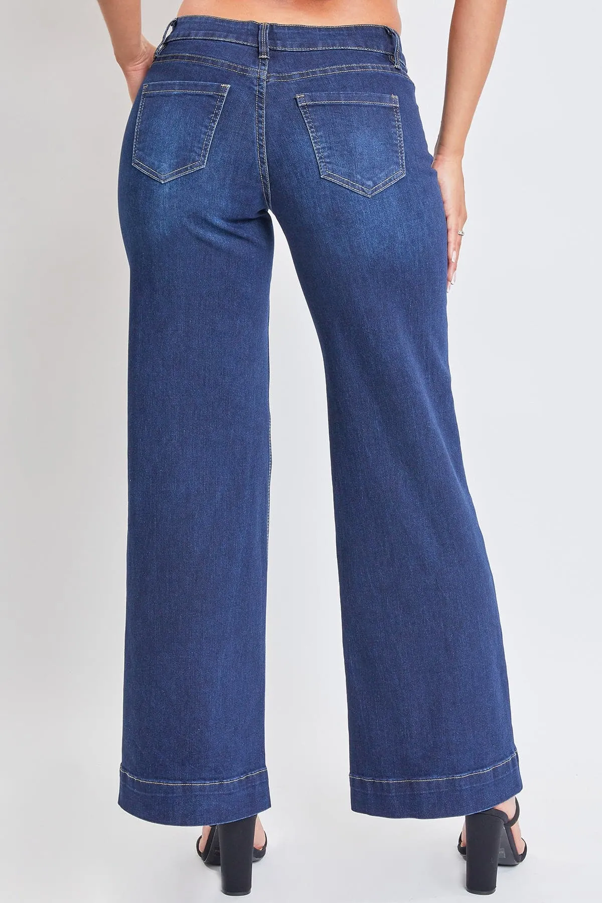 Women's Low Rise Wide Leg Jeans