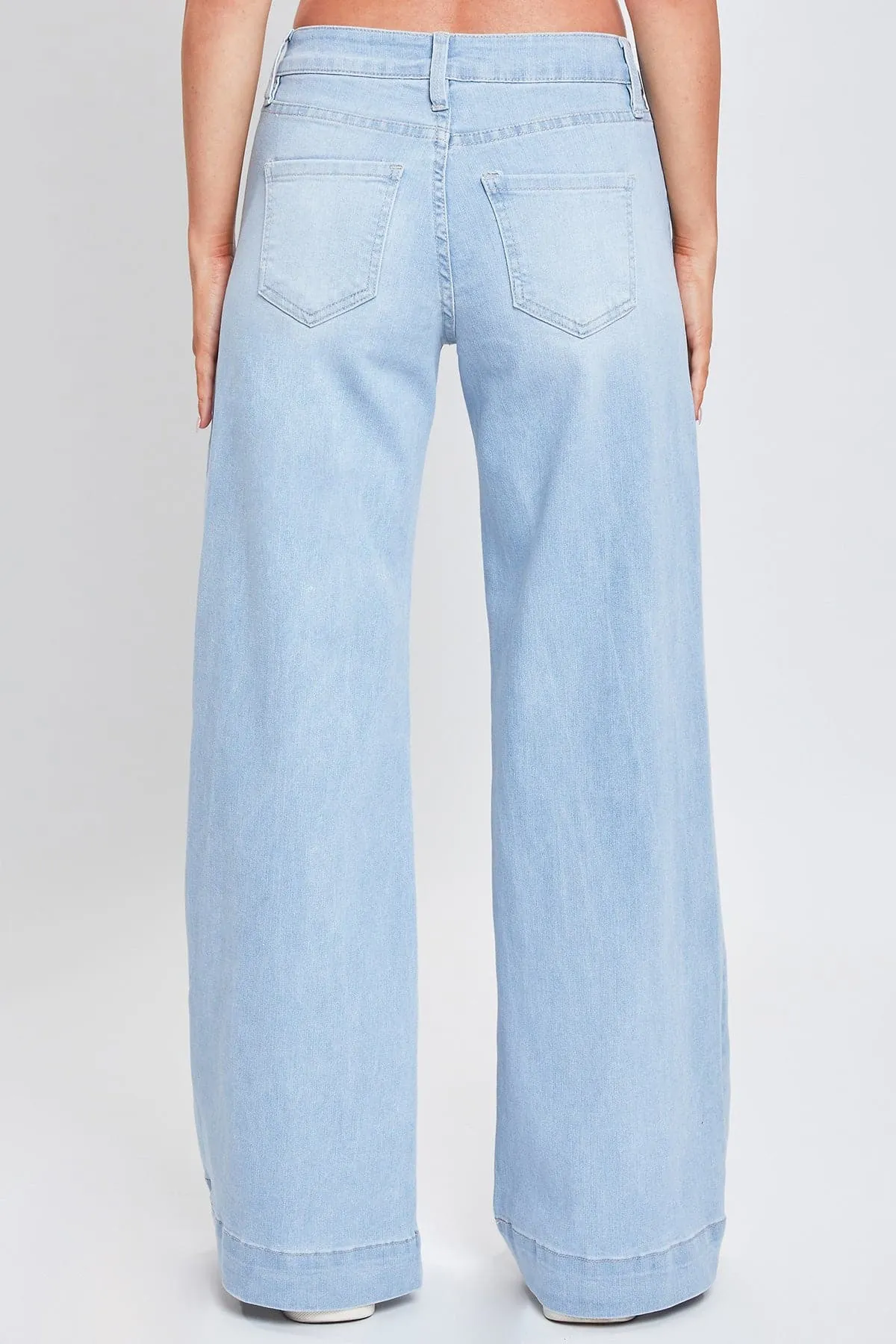 Women's Low Rise Wide Leg Jeans