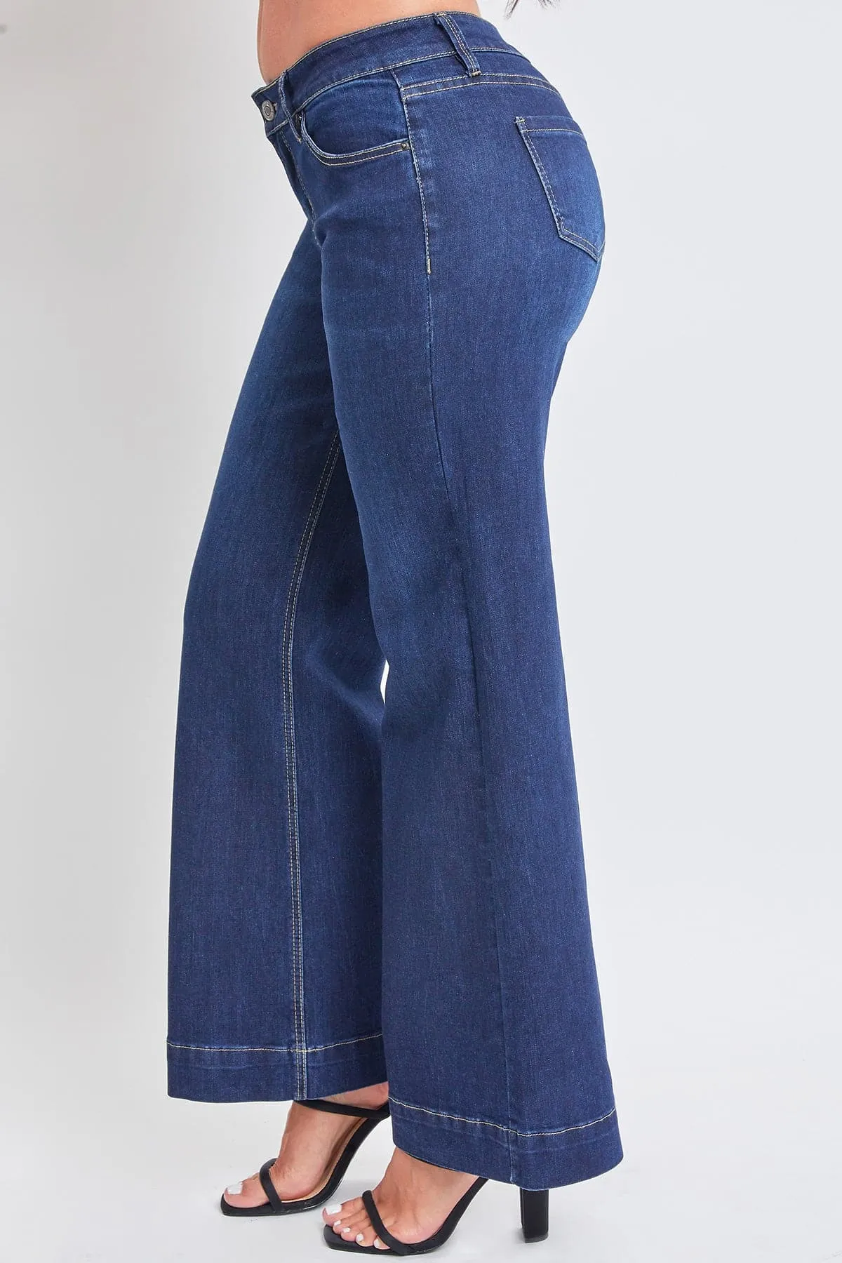 Women's Low Rise Wide Leg Jeans