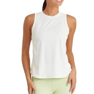 Women`s Performance Tennis Tank White