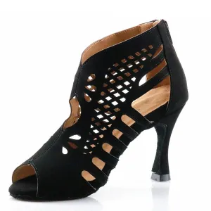 Women's Suede Customized Heel Salsa Dance Jazz Dance Shoes Heels