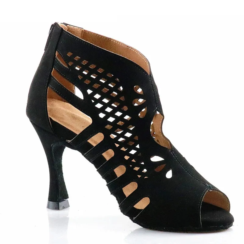 Women's Suede Customized Heel Salsa Dance Jazz Dance Shoes Heels