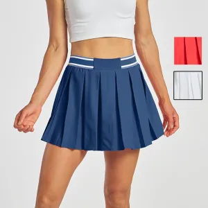 Women`s Varsity Box 14.5 Inch Pleated Tennis Skort